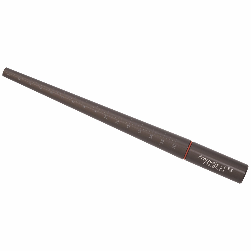 PEPETOOLS® “Gold Standard” Aluminum Mandrel - Grooved
