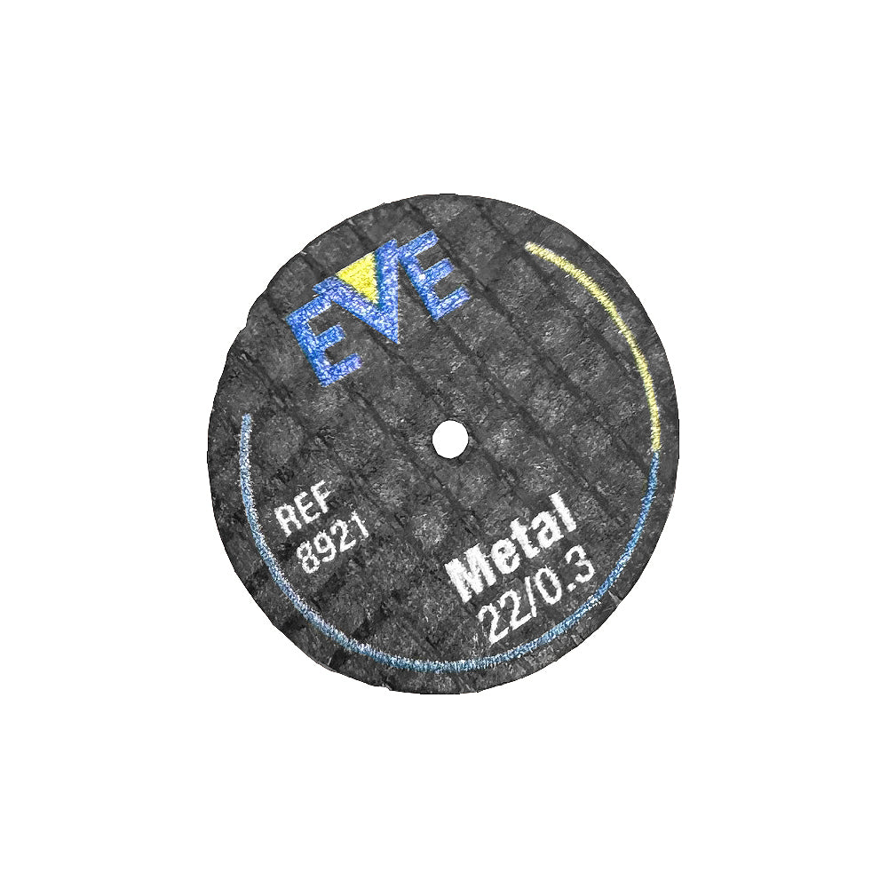 [845-0422] EVE® Fiber Discs - Aluminum Oxide, 22 x 0.3mm (Pkg. of 10)