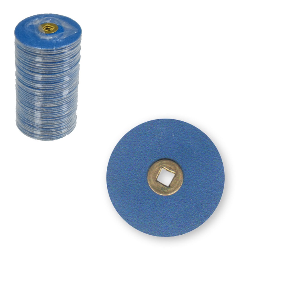 Snap-on Blue Zirconia Discs - Medium, 7/8" (50)