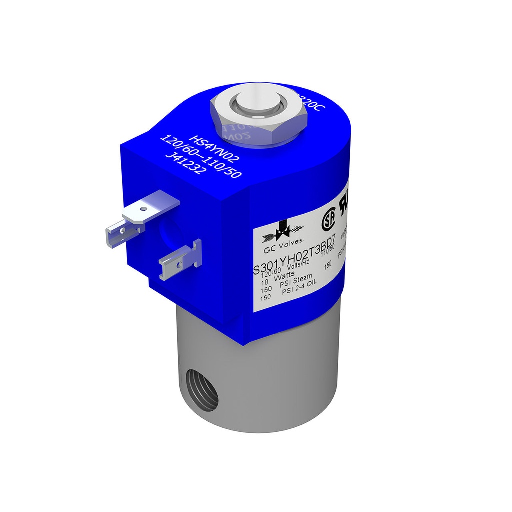 Repl. Solenoid Valve 120V (Stainless Steel) for Reimers Junior Steamers