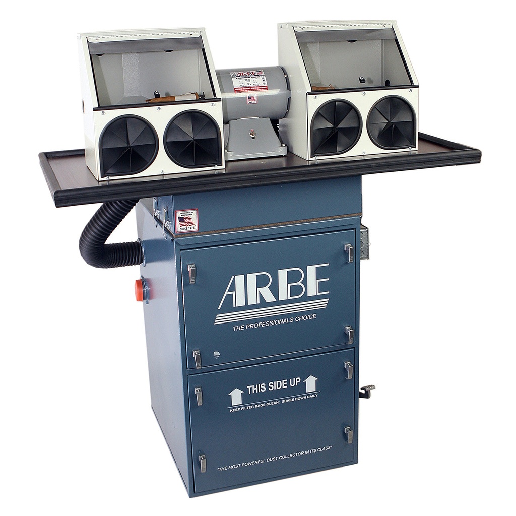ARBE Closed Double Spindle Floor Model Polishing System