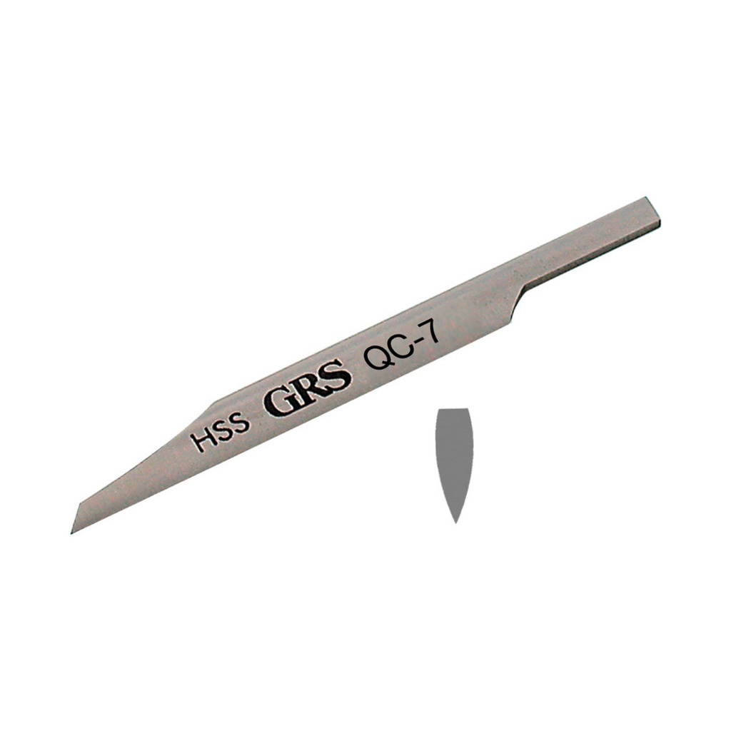 GRS® QC Gravers - Point Onglette, #8